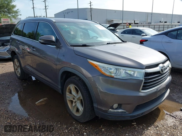 2015 Toyota Highlander Limited with VIN 5TDYKRFHXFS108548, listed as a IAAI auction lot 42473420 with 149,565 mi miles and . Bid and sale history available at DreamBid. Image 1.