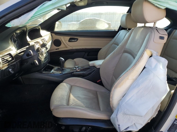 2012 BMW 3 Series 335i with VIN WBAKG7C52CE802073, listed as a Copart auction lot 41784224 with 0 mi miles and Salvage Title. Bid and sale history available at carsss.com. Image 7.