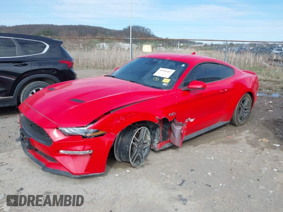 2022 Ford Mustang GT with VIN 1FA6P8CF5N5113642, listed as a IAAI auction lot 41951467 with 43,743 mi miles and . Bid and sale history available at DreamBid. Image 2.