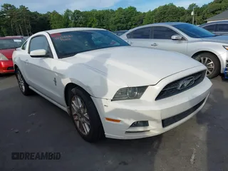 2013 Ford Mustang V6 with VIN 1ZVBP8AM1D5254018, listed as a IAAI auction lot 42738081 with 231,643 mi miles and . Bid and sale history available at DreamBid. Image 1.