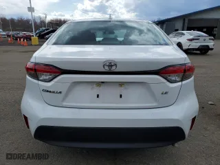 2024 Toyota Corolla LE with VIN 5YFB4MDE4RP164557, listed as a Copart auction lot 53449675 with 26,733 mi miles and Salvage Title. Bid and sale history available at carsss.com. Image 6.