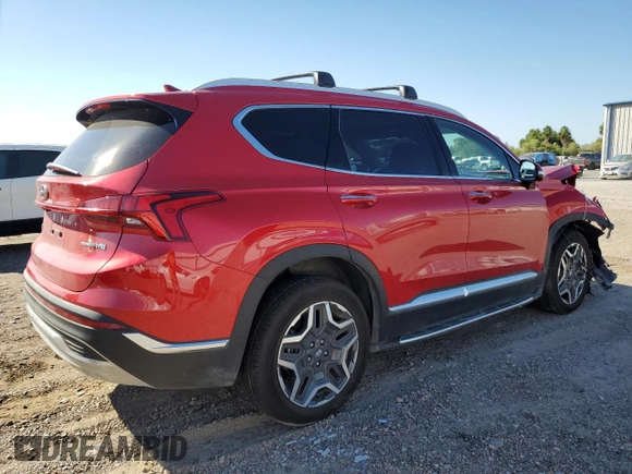 2023 Hyundai Santa Fe Hybrid Limited with VIN 5NMS5DA10PH012443, listed as a Copart auction lot 76471194 with 7,240 mi miles and Salvage Title. Bid and sale history available at carsss.com. Image 3.