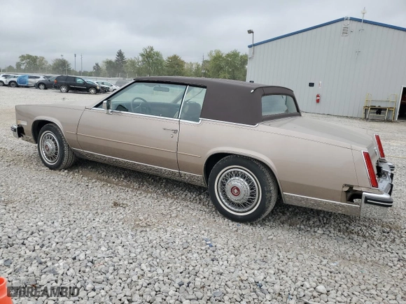 1985 Cadillac Eldorado with VIN 1G6EL5788FE655155, listed as a Copart auction lot 73223134 with 68,676 mi miles and Clean Title. Bid and sale history available at carsss.com. Image 2.