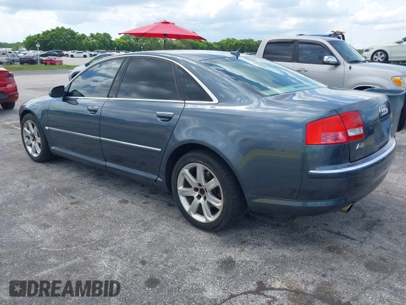 2007 Audi A8 with VIN WAULV44E57N009945, listed as a IAAI auction lot 42400577 with 186,607 mi miles and . Bid and sale history available at DreamBid. Image 3.
