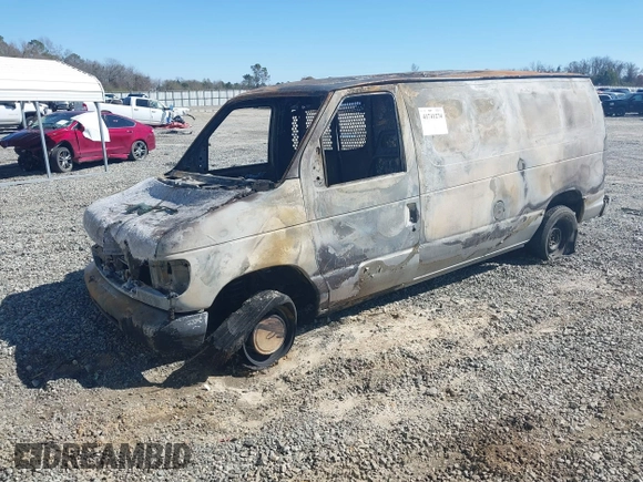 1998 Ford Econoline Cargo with VIN 1FTRE1423WHA86845, listed as a IAAI auction lot 41741274 with Not Provided miles. Bid and sale history available at carsss.com. Image 2.