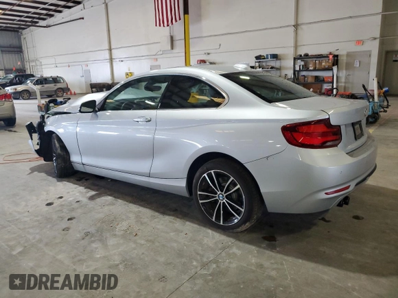 2020 BMW 2 Series 230i with VIN WBA2J1C04L7E46655, listed as a Copart auction lot 69930664 with 27,655 mi miles and Non Repairable. Bid and sale history available at carsss.com. Image 2.