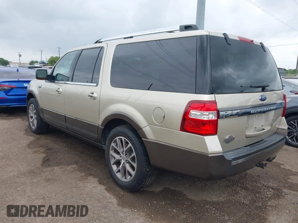 2017 Ford Expedition Max XLT with VIN 1FMJK1HT3HEA41381, listed as a IAAI auction lot 42110804 with Not provided miles and . Bid and sale history available at DreamBid. Image 3.