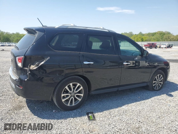 2014 Nissan Pathfinder Platinum with VIN 5N1AR2MM6EC726756, listed as a Copart auction lot 52935495 with 127,187 mi miles and Salvage Title. Bid and sale history available at carsss.com. Image 3.
