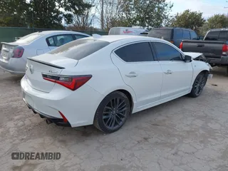 2020 Acura ILX w/Premium/A-SPEC Pkg with VIN 19UDE2F89LA004463, listed as a IAAI auction lot 41371656 with 104,463 mi miles. Bid and sale history available at carsss.com. Image 4.
