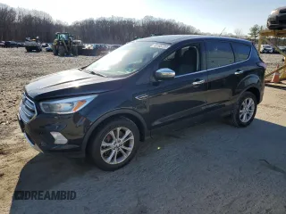 2017 Ford Escape SE with VIN 1FMCU9G98HUD29930, listed as a Copart auction lot 48168735 with 143,891 mi miles and Salvage Title. Bid and sale history available at carsss.com. Image 1.