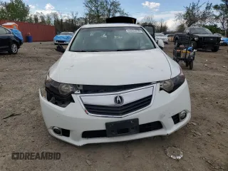 2012 Acura TSX Tech Pkg with VIN JH4CU2F61CC028996, listed as a Copart auction lot 53205975 with 161,700 mi miles and Clean Title. Bid and sale history available at carsss.com. Image 5.