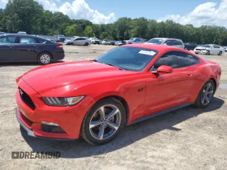 2015 Ford Mustang V6 with VIN 1FA6P8AM2F5433181, listed as a Copart auction lot 61354365 with 73,374 mi miles and Salvage title. Bid and sale history available at DreamBid. Image 1.