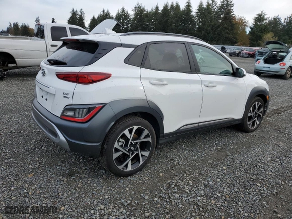 2022 Hyundai Kona Limited with VIN KM8K5CA3XNU851805, listed as a Copart auction lot 79286844 with 16,758 mi miles and Salvage Title. Bid and sale history available at carsss.com. Image 3.