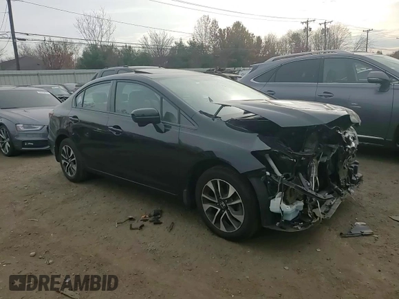2015 Honda Civic EX with VIN 19XFB2F83FE022040, listed as a Copart auction lot 79080164 with 84,304 mi miles and Salvage Title. Bid and sale history available at carsss.com. Image 11.