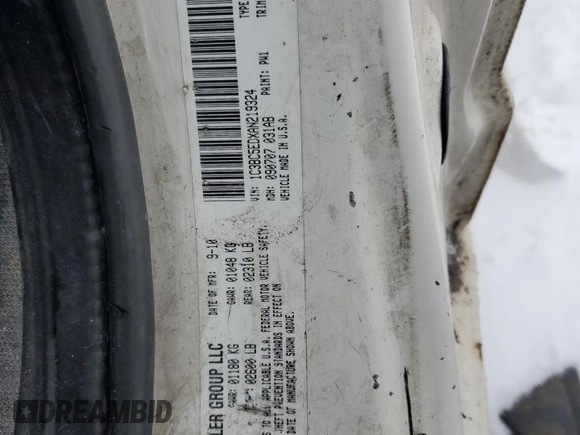 2010 Chrysler Sebring Touring with VIN 1C3BC5EDXAN219324, listed as a Copart auction lot 86085084 with 147,209 mi miles and Salvage Title. Bid and sale history available at carsss.com. Image 12.