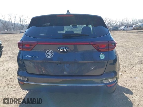2020 Kia Sportage LX with VIN KNDPM3AC1L7791857, listed as a IAAI auction lot 41793637 with 81,182 mi miles. Bid and sale history available at carsss.com. Image 17.