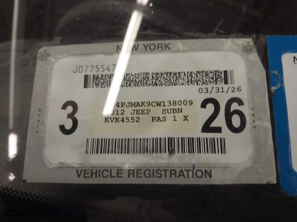 2012 Jeep Liberty Sport Latitude with VIN 1C4PJMAK9CW138009, listed as a IAAI auction lot 41644297 with 79,720 mi miles. Bid and sale history available at carsss.com. Image 9.
