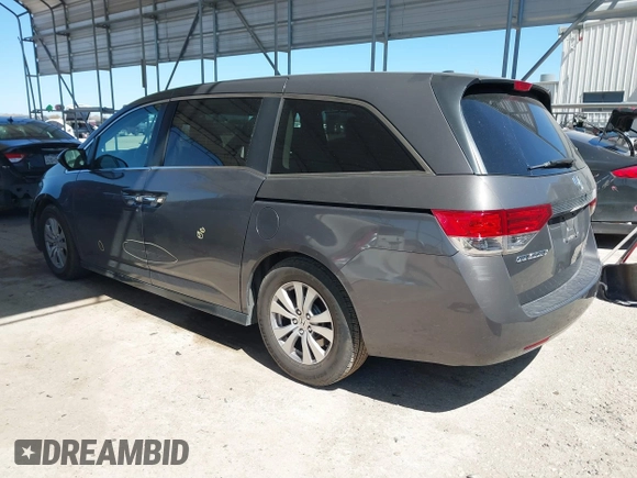 2015 Honda Odyssey EX-L z VIN 5FNRL5H68FB025338, wystawiony jako IAAI lot #41760096 z przebiegiem 181 252 mil mil oraz . Historia ofert i sprzedaży dostępna na DreamBid. Obrazek 3.