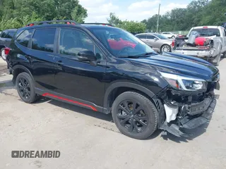 2021 Subaru Forester Special Sports with VIN JF2SKALCXMH545890, listed as a IAAI auction lot 42275690 with 76,461 mi miles and . Bid and sale history available at DreamBid. Image 1.