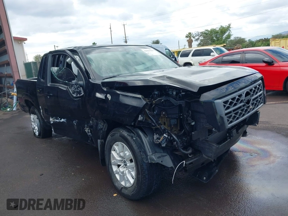 2022 Nissan Frontier SV with VIN 1N6ED1EJ3NN666021, listed as a IAAI auction lot 42025666 with 23,615 mi miles and . Bid and sale history available at DreamBid. Image 6.