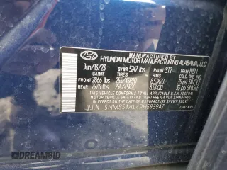 2023 Hyundai Santa Fe Calligraphy with VIN 5NMS54AL4PH593947, listed as a Copart auction lot 48129675 with 15,094 mi miles and Salvage Title. Bid and sale history available at carsss.com. Image 15.