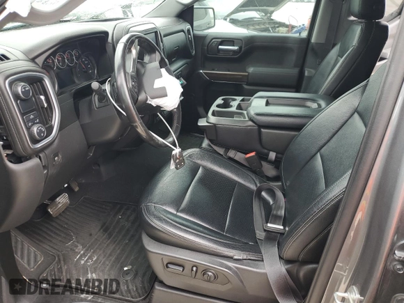 2021 Chevrolet Silverado 1500 LT with VIN 3GCPWCEDXMG193740, listed as a Copart auction lot 51290035 with Not Provided miles and Salvage Title. Bid and sale history available at DreamBid. Image 7.