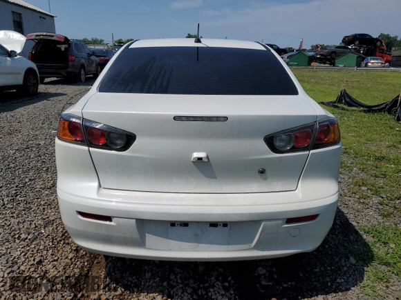 2017 Mitsubishi Lancer ES with VIN JA32V2FW8HU002843, listed as a Copart auction lot 65296254 with 67,310 mi miles and Salvage Title. Bid and sale history available at carsss.com. Image 6.