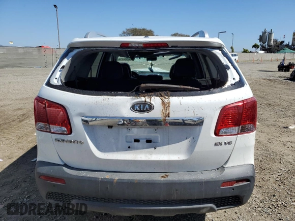 2013 Kia Sorento EX with VIN 5XYKU4A23DG373764, listed as a Copart auction lot 50004714 with 75,516 mi miles and Salvage Title. Bid and sale history available at carsss.com. Image 6.