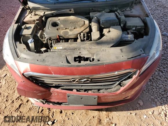 2016 Hyundai Sonata SE z VIN 5NPE24AF9GH360729, wystawiony jako Copart lot #58663375 z przebiegiem 140 837 mil mil oraz Szkoda całkowita • Salvage title. Historia ofert i sprzedaży dostępna na DreamBid. Obrazek 11.