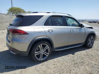2021 Mercedes-Benz GLE 450 with VIN 4JGFB5KE3MA500840, listed as a Copart auction lot 54080135 with 35,614 mi miles and Salvage title. Bid and sale history available at DreamBid. Image 3.