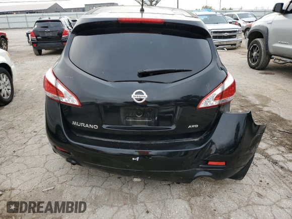 2012 Nissan Murano S with VIN JN8AZ1MW4CW211058, listed as a Copart auction lot 81328324 with 116,921 mi miles and Salvage Title. Bid and sale history available at DreamBid. Image 6.