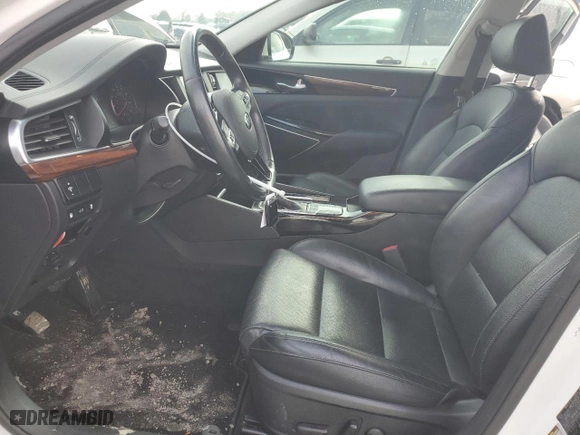 2018 Kia Cadenza Premium with VIN KNALB4J12J5127601, listed as a Copart auction lot 83366194 with 34,105 mi miles and Salvage Title. Bid and sale history available at carsss.com. Image 7.