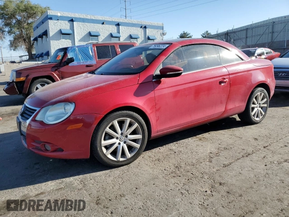 2011 Volkswagen Eos Komfort с VIN WVWBA7AHXBV000886, выставлен на аукционе Copart как лот 75096224 с пробегом Не указан миль и Чистый • Clean title. История ставок и продаж доступна на DreamBid. Изображение 1.