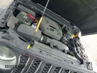 2023 Jeep Wrangler Sahara with VIN 1C4JJXP68PW696148, listed as a Copart auction lot 70779675 with 44,050 mi miles and Salvage title. Bid and sale history available at DreamBid. Image 16.