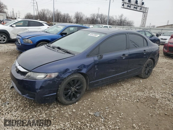 2009 Honda Civic z VIN 1HGFA16269L008963, wystawiony jako Copart lot #48342005 z przebiegiem 90 107 mil mil oraz Szkoda całkowita • Salvage title. Historia ofert i sprzedaży dostępna na DreamBid. Obrazek 1.