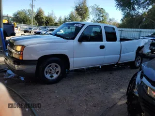 2004 Chevrolet Silverado 1500 Work Truck with VIN 1GCEC19V14E167476, listed as a Copart auction lot 84179414 with 0 mi miles and Salvage Title. Bid and sale history available at carsss.com. Image 1.