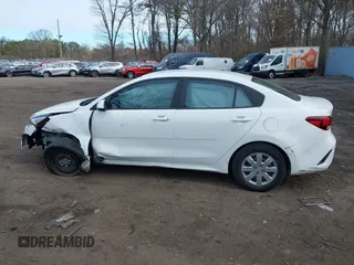 2021 Kia Rio LX with VIN 3KPA24AD7ME420438, listed as a IAAI auction lot 42030510 with 13,927 mi miles. Bid and sale history available at carsss.com. Image 13.
