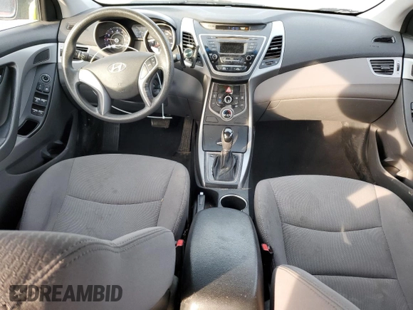 2016 Hyundai Elantra SE with VIN 5NPDH4AE6GH665252, listed as a Copart auction lot 47751005 with 164,901 mi miles and Salvage Title. Bid and sale history available at carsss.com. Image 8.