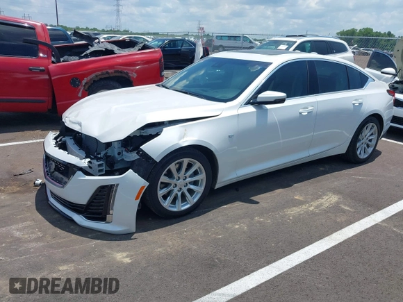 2024 Cadillac CT5 Luxury with VIN 1G6DW5RK9R0127962, listed as a IAAI auction lot 42548395 with 24,327 mi miles and . Bid and sale history available at DreamBid. Image 17.