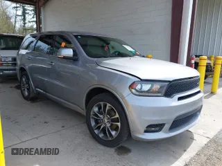 2019 Dodge Durango GT Plus with VIN 1C4RDJDGXKC744098, listed as a IAAI auction lot 41997677 with 88,564 mi miles and . Bid and sale history available at DreamBid. Image 1.