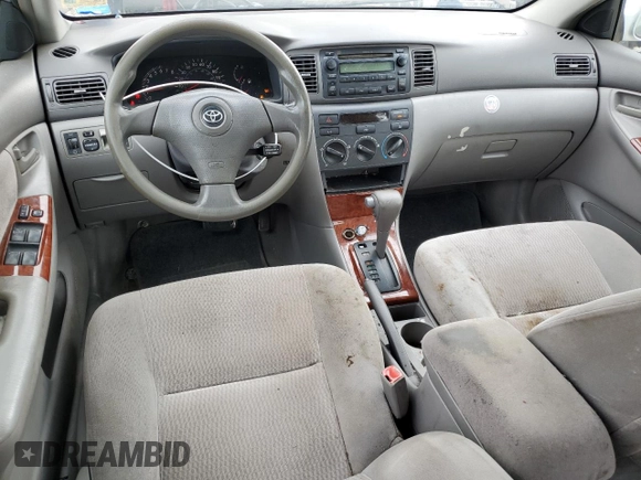 2005 Toyota Corolla CE z VIN 1NXBR32EX5Z418537, wystawiony jako Copart lot #51203525 z przebiegiem 259 459 mil mil oraz Czysty tytuł • Clean title. Historia ofert i sprzedaży dostępna na DreamBid. Obrazek 8.