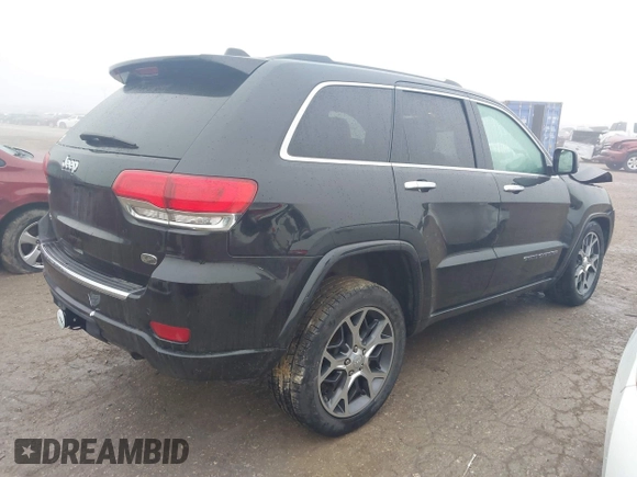 2019 Jeep Grand Cherokee High Altitude z VIN 1C4RJFCT9KC687767, wystawiony jako IAAI lot #41448049 z przebiegiem 62 281 mil mil oraz . Historia ofert i sprzedaży dostępna na DreamBid. Obrazek 4.