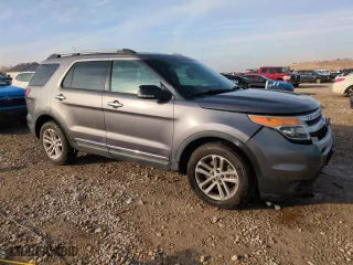 2014 Ford Explorer XLT with VIN 1FM5K7D97EGA33007, listed as a Copart auction lot 82431224 with 131,083 mi miles and Salvage Title. Bid and sale history available at carsss.com. Image 4.