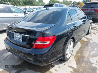 2013 Mercedes-Benz C with VIN WDDGF4HB2DR300821, listed as a IAAI auction lot 41948046 with 81,215 mi miles. Bid and sale history available at carsss.com. Image 4.