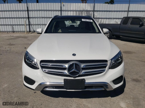 2019 Mercedes-Benz GLC with VIN WDC0G5EB0KF627620, listed as a Copart auction lot 77641154 with 73,741 mi miles and Salvage Title. Bid and sale history available at carsss.com. Image 5.