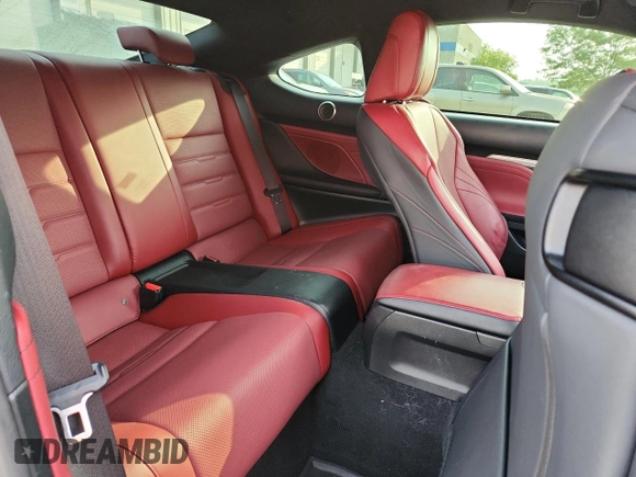2018 Lexus RC 350 with VIN JTHSZ5BC5J5008553, listed as a Copart auction lot 60472575 with 116,525 mi miles and Salvage title. Bid and sale history available at DreamBid. Image 10.