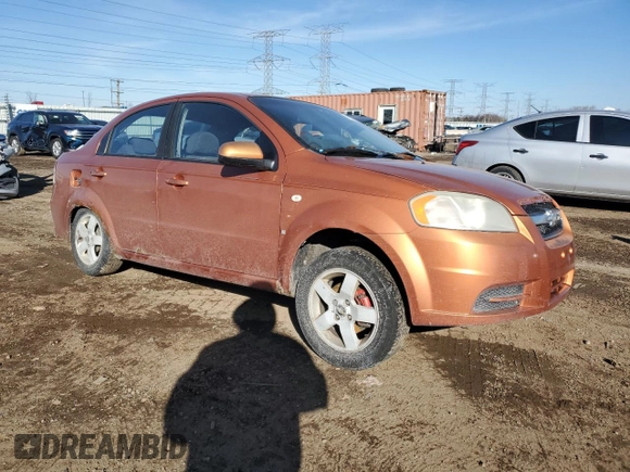 2007 Chevrolet Aveo LT z VIN KL1TG56637B116574, wystawiony jako Copart lot #43270765 z przebiegiem 267 587 mil mil oraz Szkoda całkowita • Salvage title. Historia ofert i sprzedaży dostępna na DreamBid. Obrazek 4.