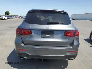 2021 Mercedes-Benz GLC 300 with VIN W1N0G8DB8MV270973, listed as a Copart auction lot 57184335 with 43,304 mi miles and Salvage title. Bid and sale history available at DreamBid. Image 6.