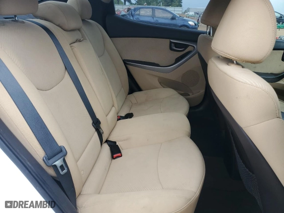 2012 Hyundai Elantra GLS PZEV with VIN 5NPDH4AE3CH142605, listed as a Copart auction lot 52125445 with 134,487 mi miles and Clean Title. Bid and sale history available at carsss.com. Image 10.