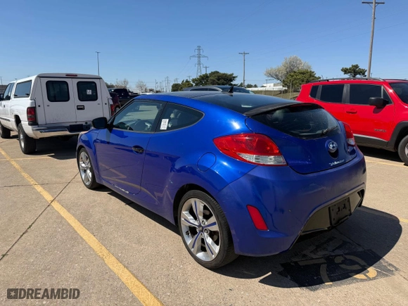 2013 Hyundai Veloster w/Black Int with VIN KMHTC6AD1DU142750, listed as a Copart auction lot 50218935 with 136,700 mi miles and Clean Title. Bid and sale history available at carsss.com. Image 3.